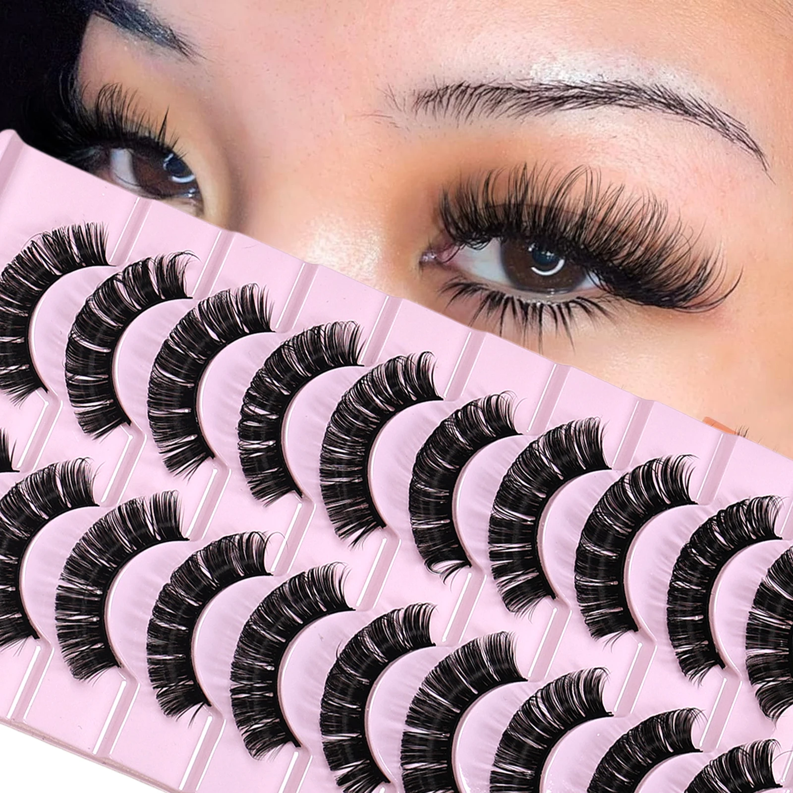 10 Pairs Wispy Fluf…
