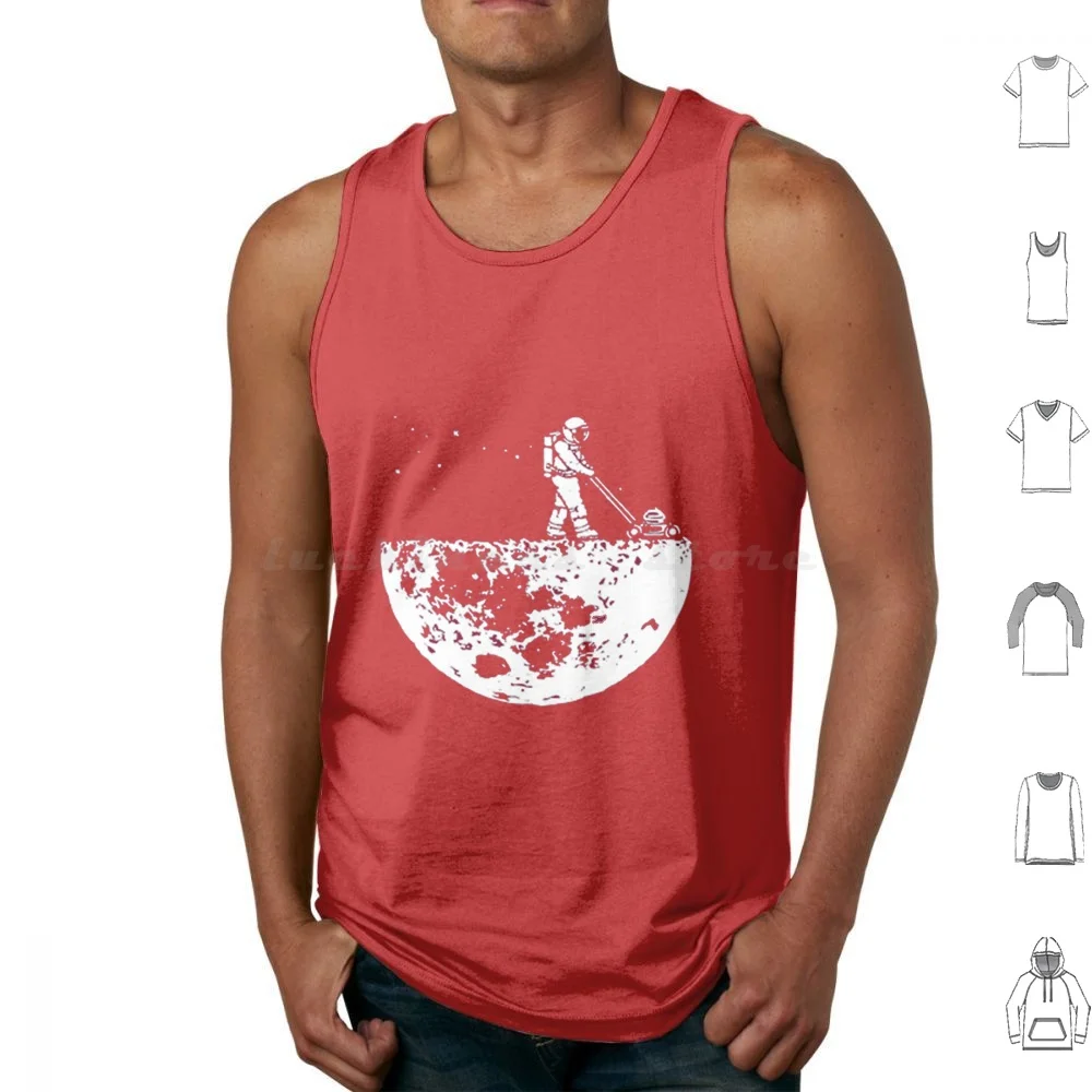 Lunar Cleaner Printing Street Style Casual Short Sleeve Men Vest Cool Loose O-Neck Tshirt Male Vest Men Women