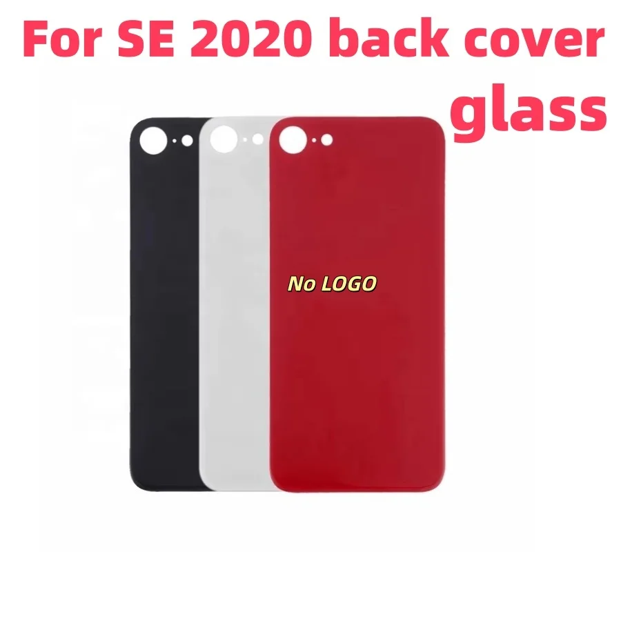 Image of Rückglas für iPhone SE 2020 Rückabdeckungsglas Schneller Austausch Gehäuse Batterieabdeckung Großes Loch Rückglas mit Klebstoff