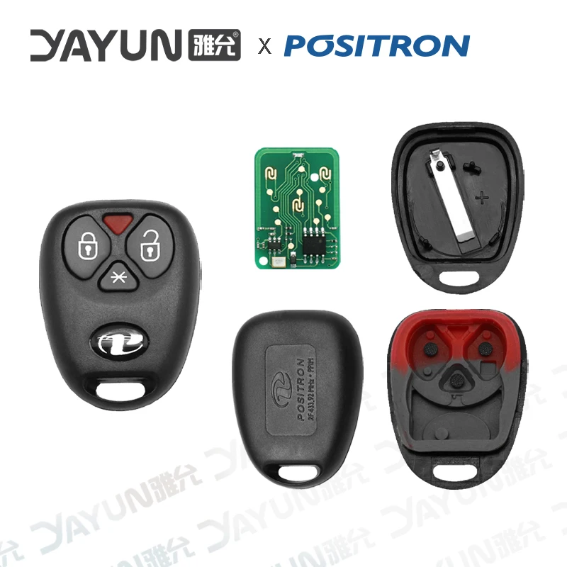 

JUHUI New Replacement Shell For Brazil Positron Car Alarm 3 Button Remote Key Case Wholesale And Retail