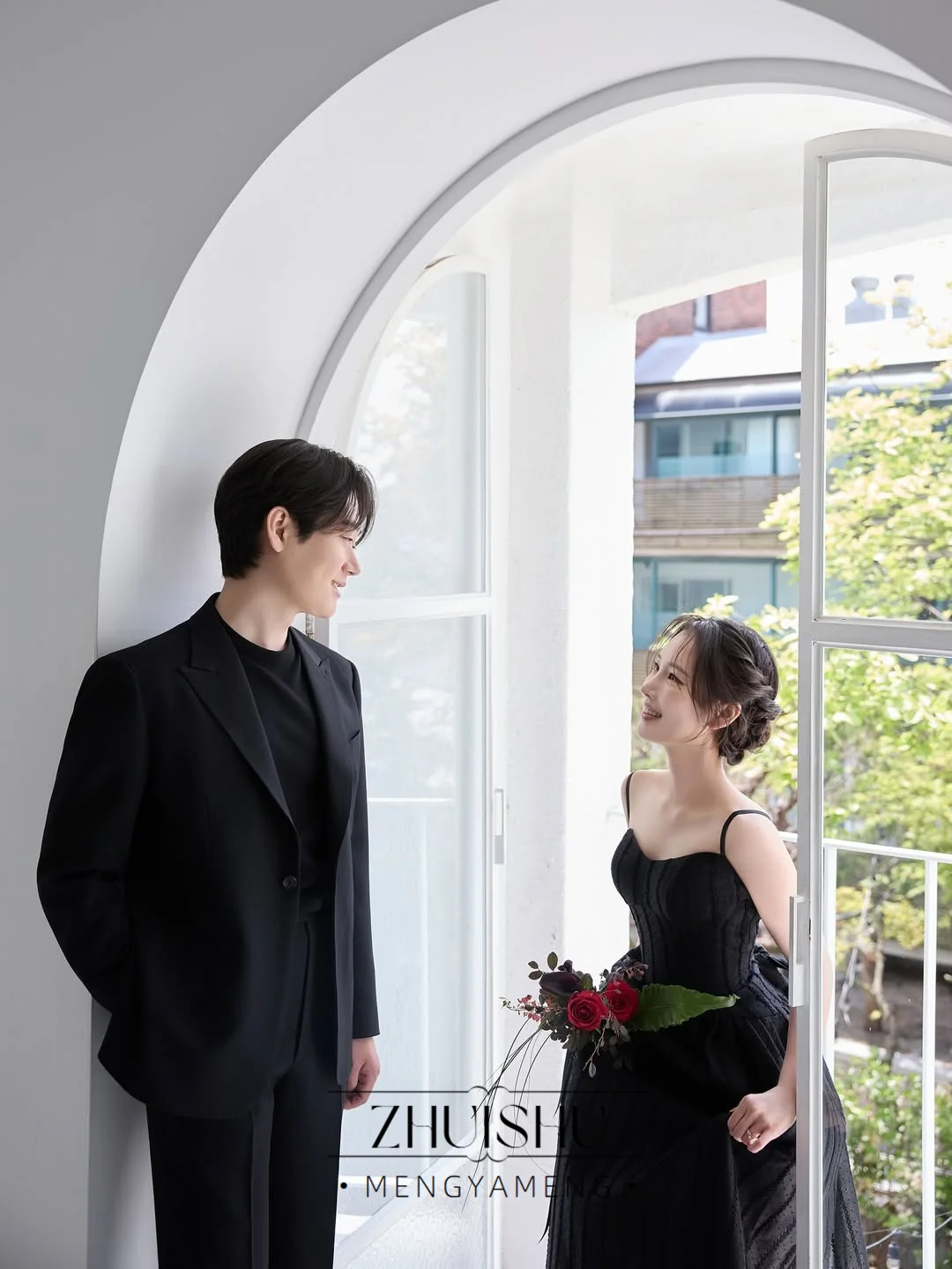 Suknie ślubne koreańskie na ramiączkach spaghetti ZHUISHU, linia A, tiul w kropki, suknia dla panny młodej, suknia do samodzielnego ślubu, sesja zdjęciowa 2026