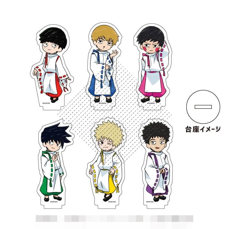 Anime Mobu Saiko Hyaku Mob Psycho 100 Reigen Arataka Kageyama Shigeo Cosplay Acrylic Decoration Standing Sign Birthday Xmas Gift