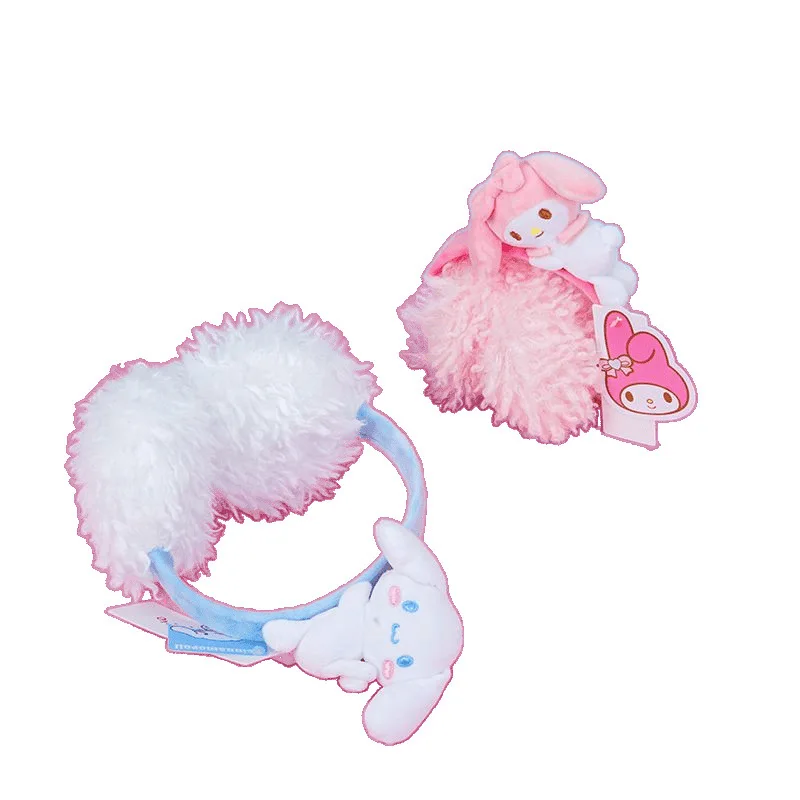 MINISO 귀마개 Miniso Sanrio 시리즈 가을, 겨울 봉제 인형 성인 겨울 따뜻한 여성용 귀 가방