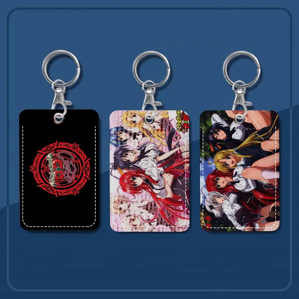 Anime H-High S-School DxD S-Sexy 1pc INS Creative Cartoon Student Campus Card Holder For Meal Card, Bus Card, Work Card, Etc