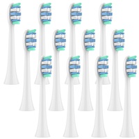 Replacement Toothbrush Brush Heads Compatible with Philips Sonicare and More Click-on Handles 2100 4100 5100 5300 6100 6500 7500
