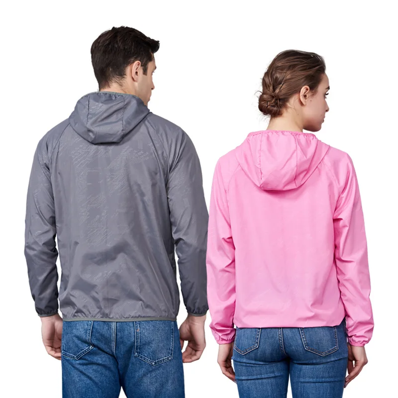 JNLN Unisex Hiking Jacket Men Women Waterproof Quick Dry Camping Windbreaker Outdoor Trekking Fishing Rain Coat Anti UV Clothes - Detail Angle #06