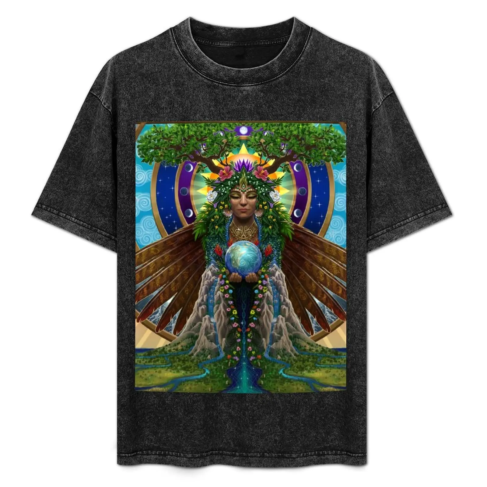 

Gaia: Sacred System T-Shirt Plus Size Workout Short Sleeve Top