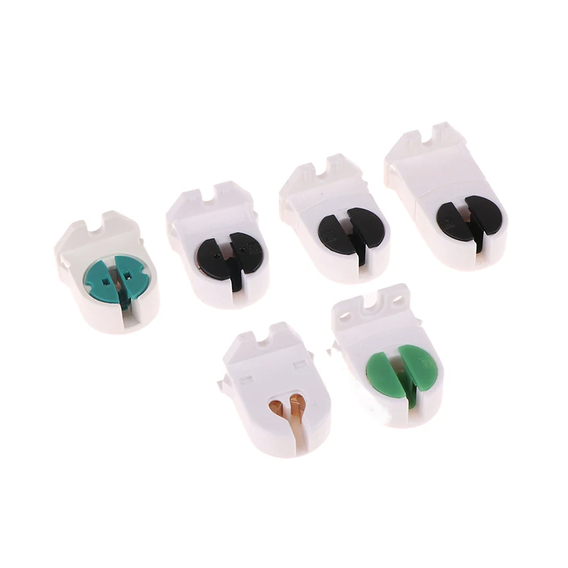 

10 Pieces Household T5 Light Holder G5 Base Non-Shunted Lamp Socket AC 500V 2A For LED Fluorescent Light Tube Holder