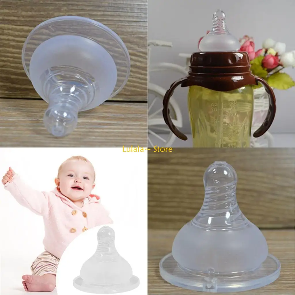 

Y4QA Newborn Baby Soft Silicone Dummy Pacifier Nipple Soother Children Care Supplies