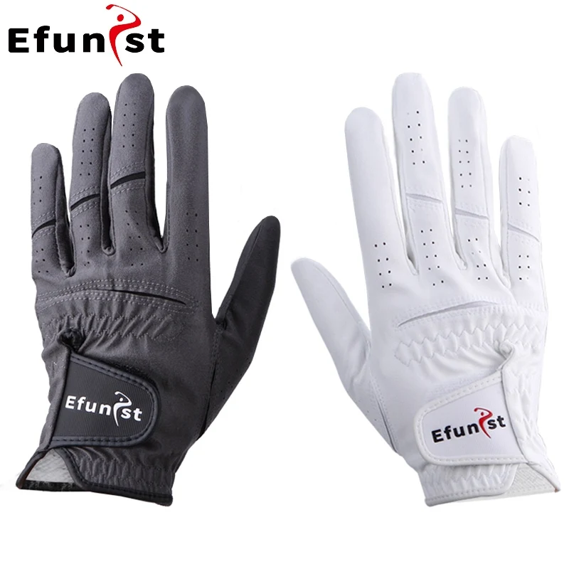 Golf Gloves Men's Glove Left/Right Hand 2 color Soft white Dark Grey Swing Putting Training particles Breathable Namib Gloves