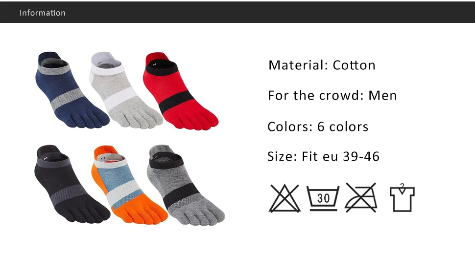 Große Übergrößen Zehensocken Sport Herren Mesh Atmungsaktive Kompressions-Schweißabsorbierende Fitness Elastische Fünf-Finger-Knöchelsocken für Studenten – Detail 1