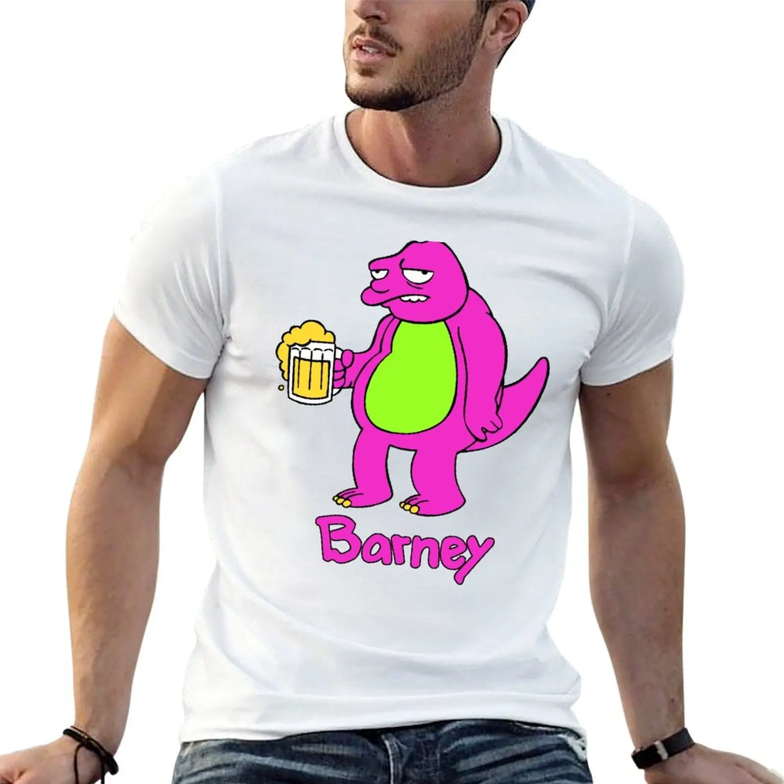 

Barney T-Shirt t shirts for man pack white man t shirt designer black cotton t-shirt plain for man package T-shirt