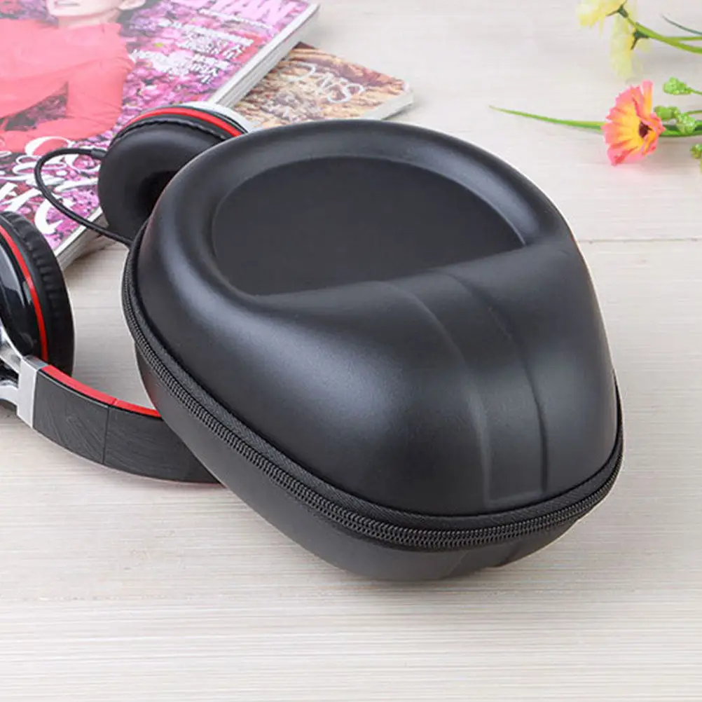 1Pcs Headset Pouch Reliable Lightweight Storage Bag for Wired Wireless Headphones Shock Absorbing Soft Interior Headset Holder