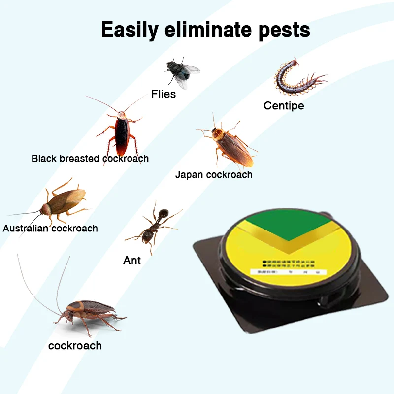 Potężny i bezwonny narzędzie do przynęt do eliminacji karaluchów i pcheł