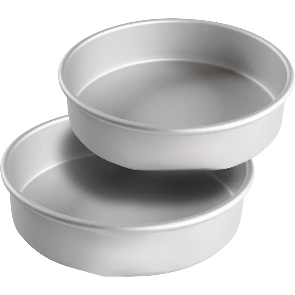 

Anodized Aluminum Round Cake Pans, 2 Piece Set, 8 x 2 Inch