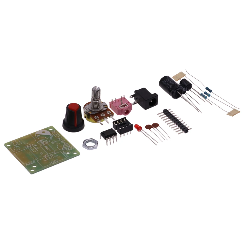 LM386 Mini Audio Amplifier DIY Kit 3.5mm 3V-12V Power Amplifier Suite Trousse Amplificador Module Board Beyond TDA2030