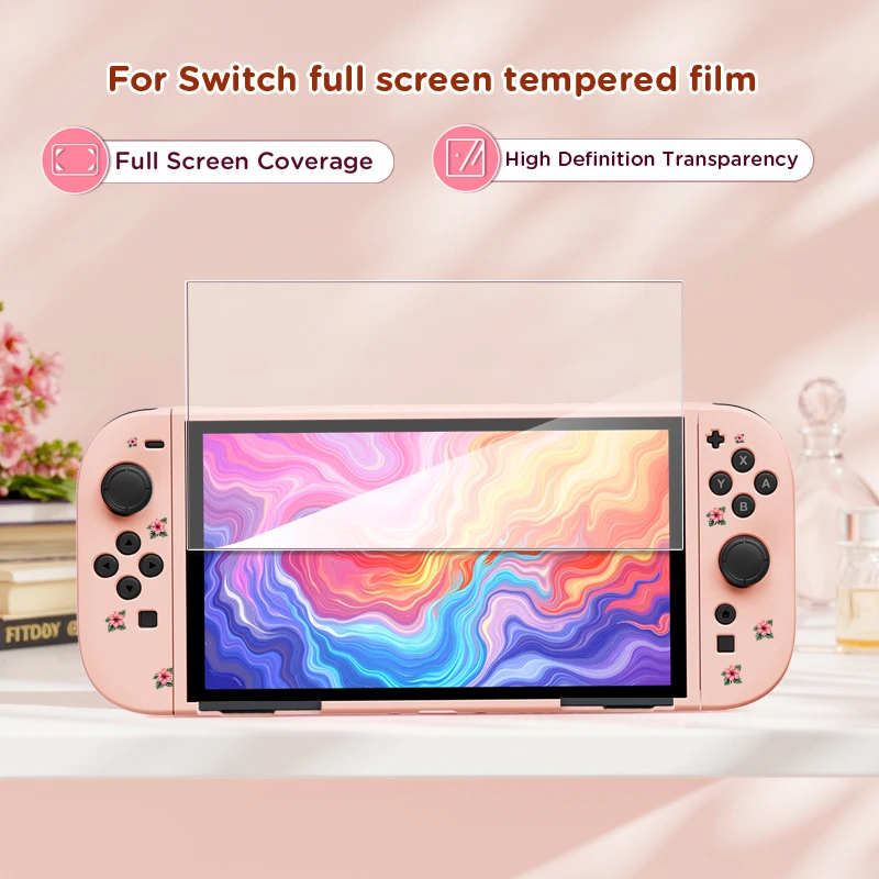 لحافظة الحماية Switch2 ومجموعة الأغشية المقسى، كاملة مضادة للخدش ومضادة للسقوط، أفضل خيار لمشغلات Switch2