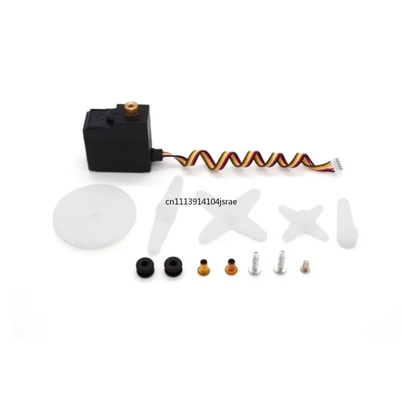 17g Micro Digital Servo, 3/5 Wire Steering Gear RC Car Spare Parts, Compatible for SCY JJRC Q130 MJX 1/16 Scale RC Vehicle