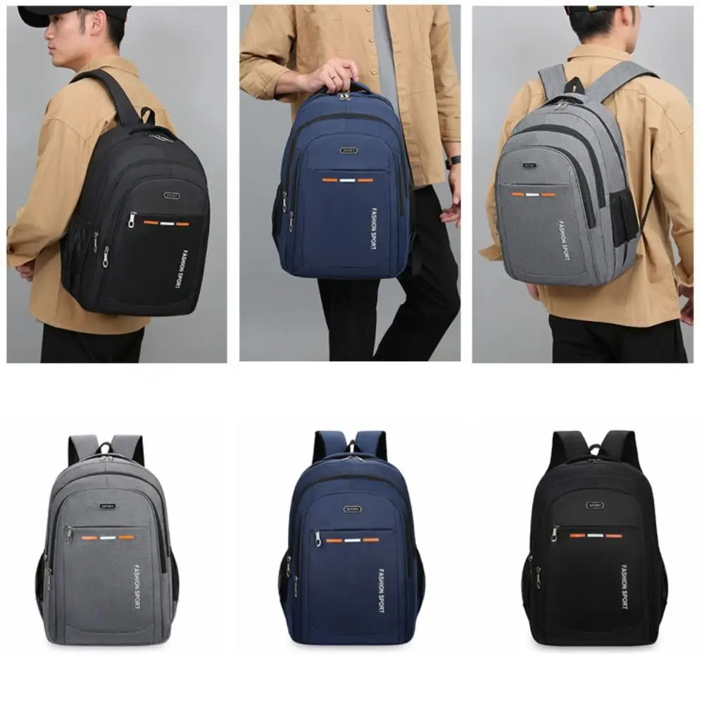

Portable Large Capacity Canvas Backpack Multipockets Student Student Backpack Handbag Oxford Laptop Shoulder Bag Outdoor