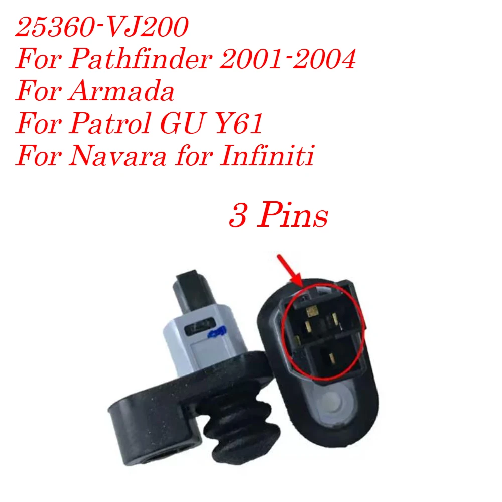 3 Pins Door Lamp Sensor Switch for Nissan D22 for Pathfinder 01-04 for Armada for Patrol GU Y61 for Navara 25360-VJ200