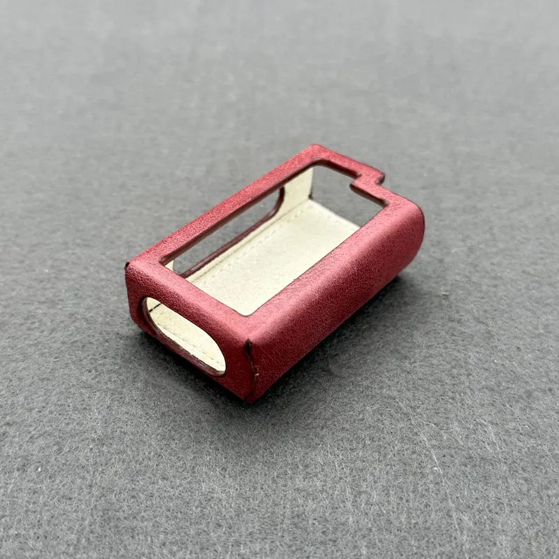 Funda de cuero genuino A6 hecha a medida para iBasso DC-Elite