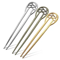 1pcs Fashion Long Hair Decoration U-Shape Hairpins Hair Sticks Hair Forks Hairpin Barrettes Pin Ponytail Holder for Girls Womens
