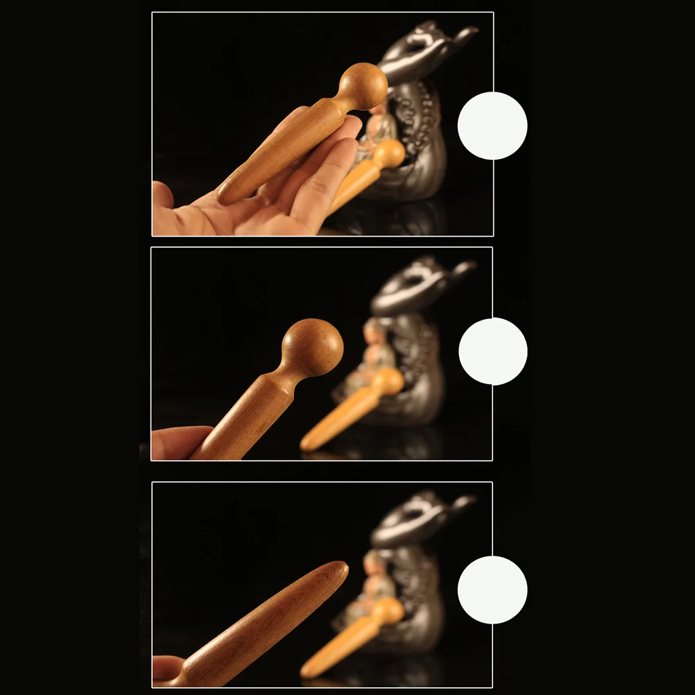 

2 шт. деревянный массажный стержень, легкий массажер для тела для спины, шеи, рук, ног, триггерная точка, инструмент из натурального дерева