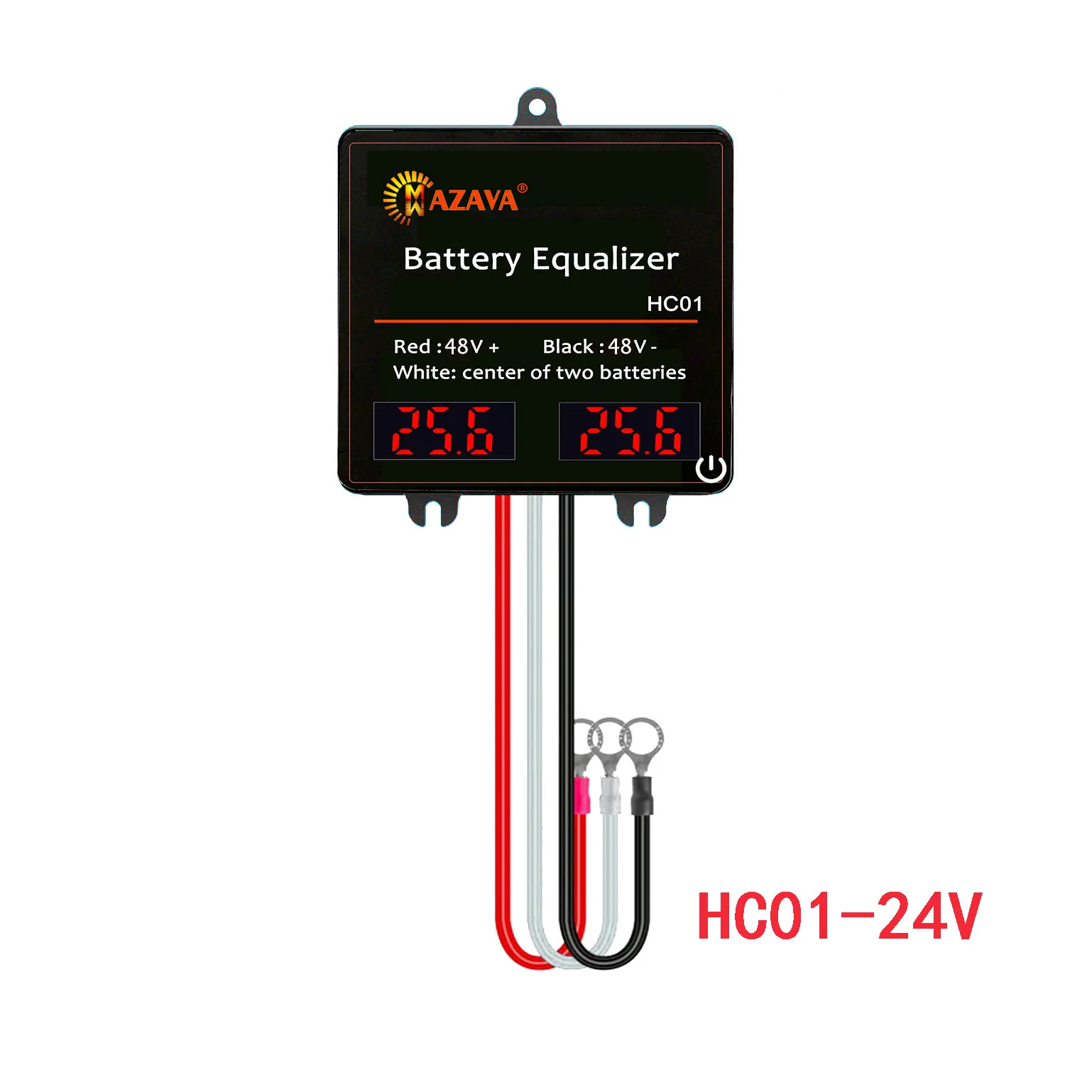 

MAZAVA HC01 2 x 24V Display Battery Equalizer Batteries 2S Active Voltage Lead Acid Li li-ion LiFePO4 Battery