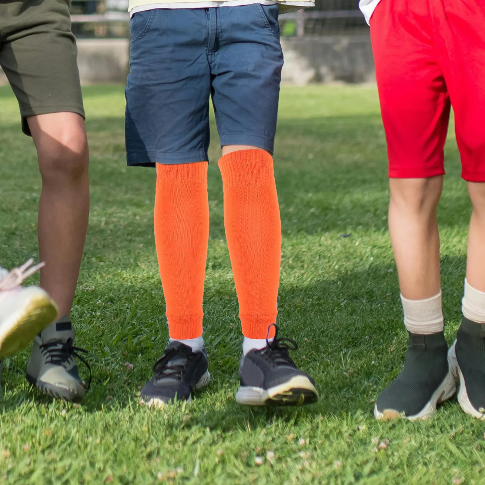 

1Pair Calf Compression Sleeves for Men Women Breathable Thermal Elastic Sports Leg Sleeves for Nurses Teachers Football Soccer