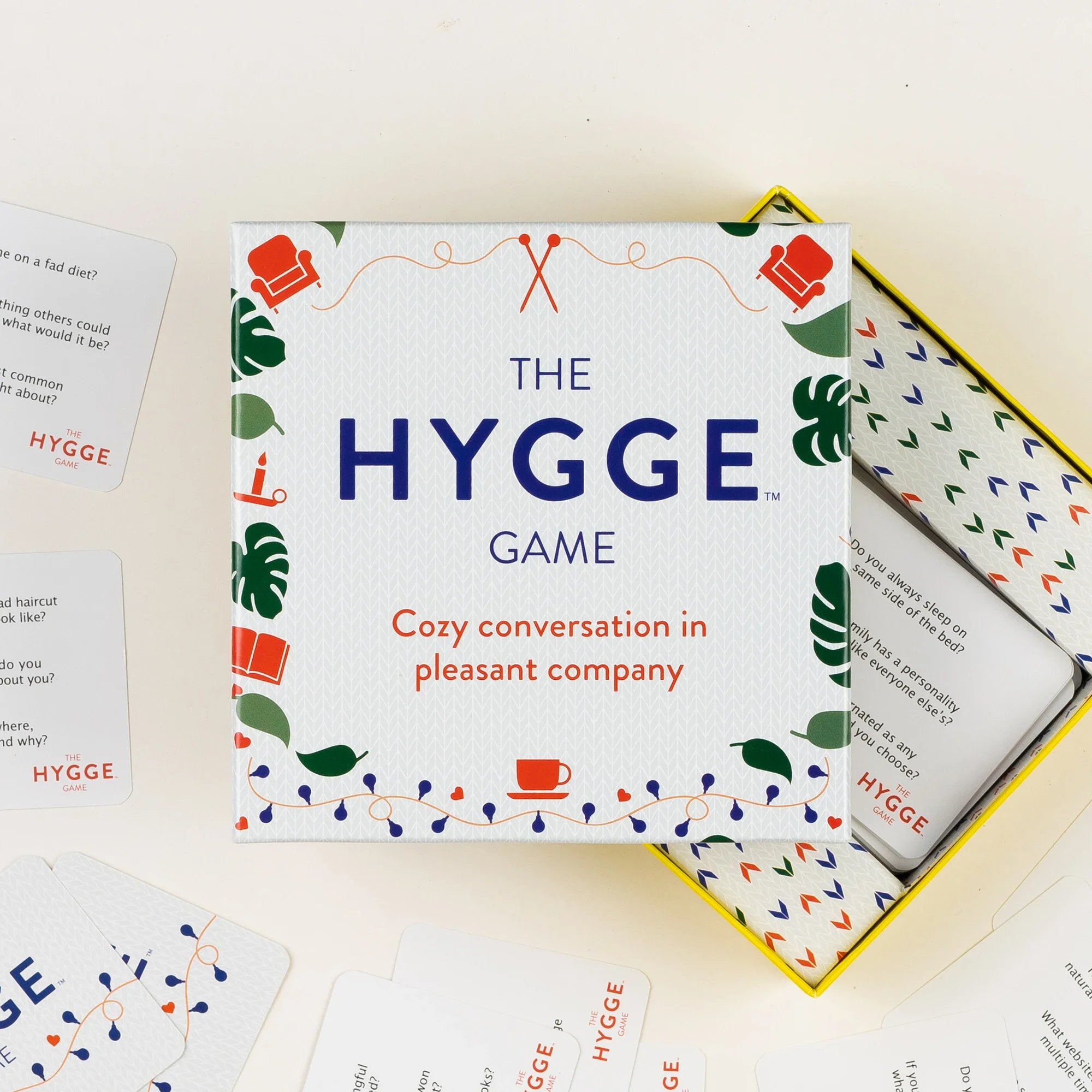 The Hygge Game - Cozy Conversation In Pleasant Company Multicolored, White,14 years