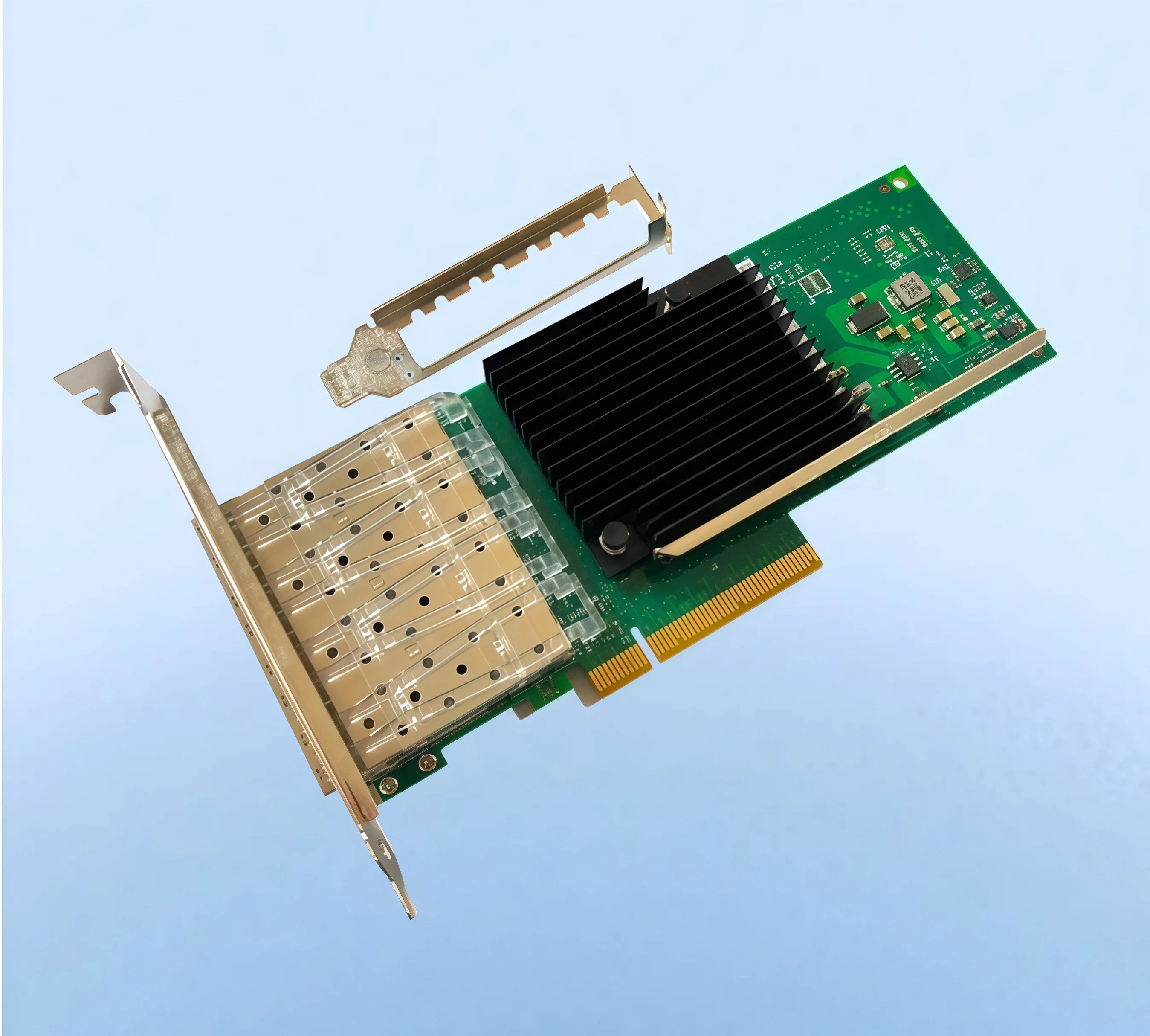 X710-DA4BLK Quad-Port 10 Gigabit Fiber Optic Network Adapter 10G SFP+ XL710-DA4