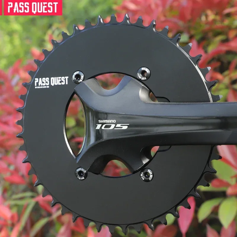 PASS QUEST X110BCD for R3000/4700/5800/6800/DA9000  black Narrow Wide Chainring  support 10-12 ordinary chain for road bicycles