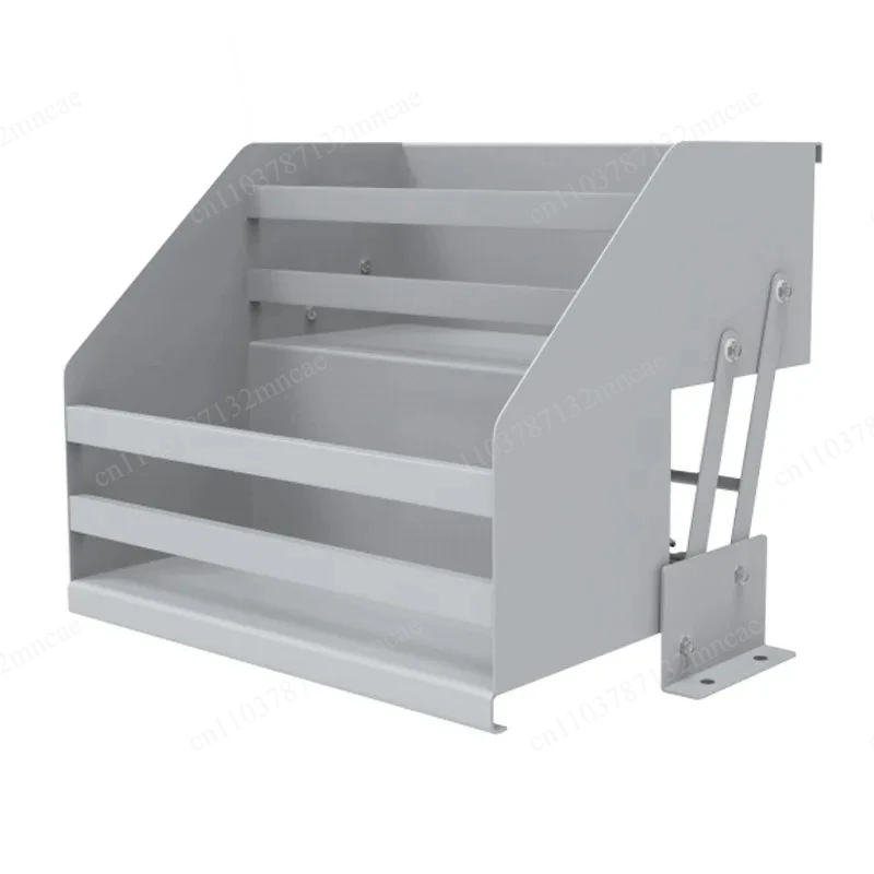 Pull-down Thickened Seasoning Lift Type Liftable Hanging Cabinet Pull Basket Kitchen Condiment Rack
