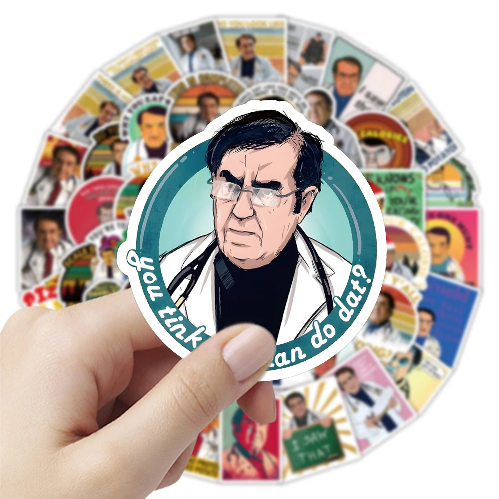 10/30/50/100pcs Funny Weight Loss Doctor Cartoon Stickers Dr.Now MEME Creative Sticker DIY Guitar Notebook Phone Cool Decals Toy