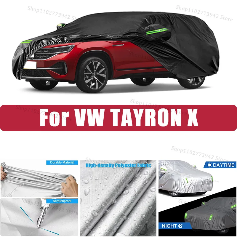 

For VW TAYRON X Car Cover Car Waterproof All Weather Automobiles Full Exterior Covers - Sun-proof Outdoor Anti Scratch