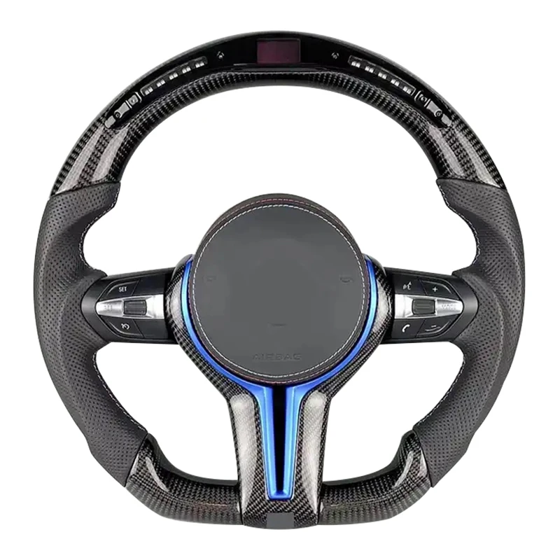 

Car Steering Wheel Fit For BMWs F30 M Sport Steering Wheel F35 F80 F10 F16 F25 F30 M3 M4 M2 M5 M7 Carbon Fiber Steering Wheel