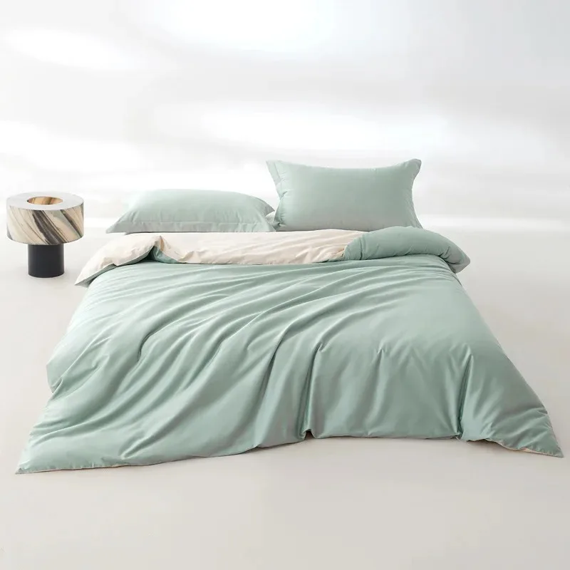 1pc Egyptian Cotton Duvet Cover 180x200cm 180x220cm Solid 100% Cotton 800 Thread Count Korean Minimalist Soft Bedding