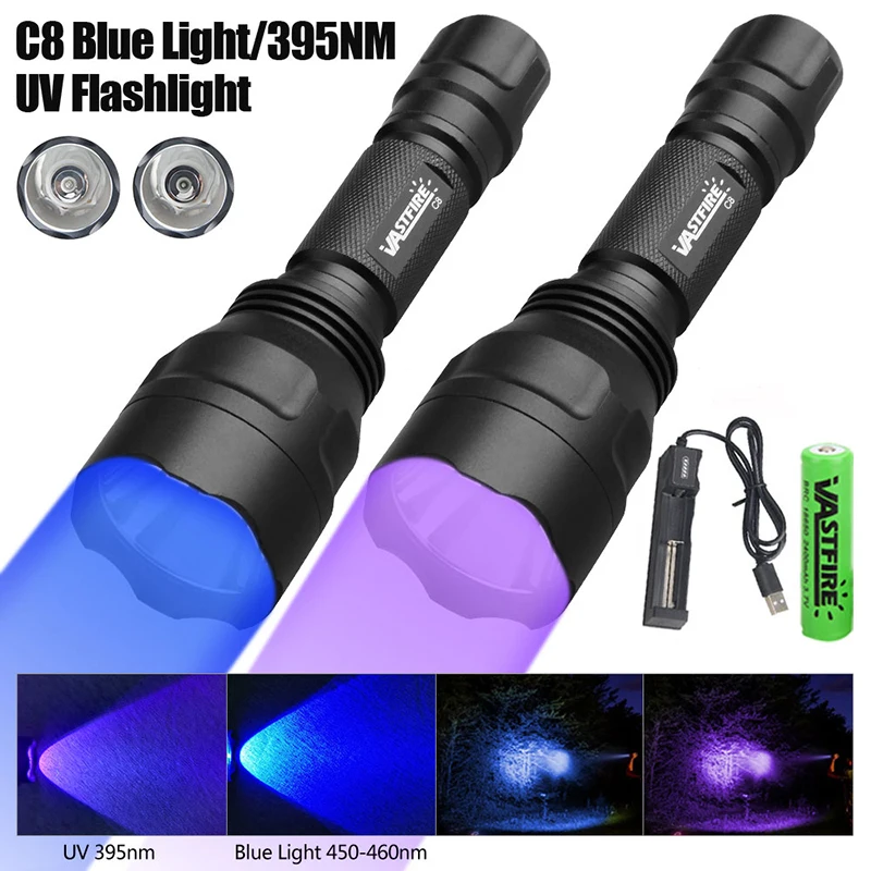 Blue/395Nm Uv Flash…