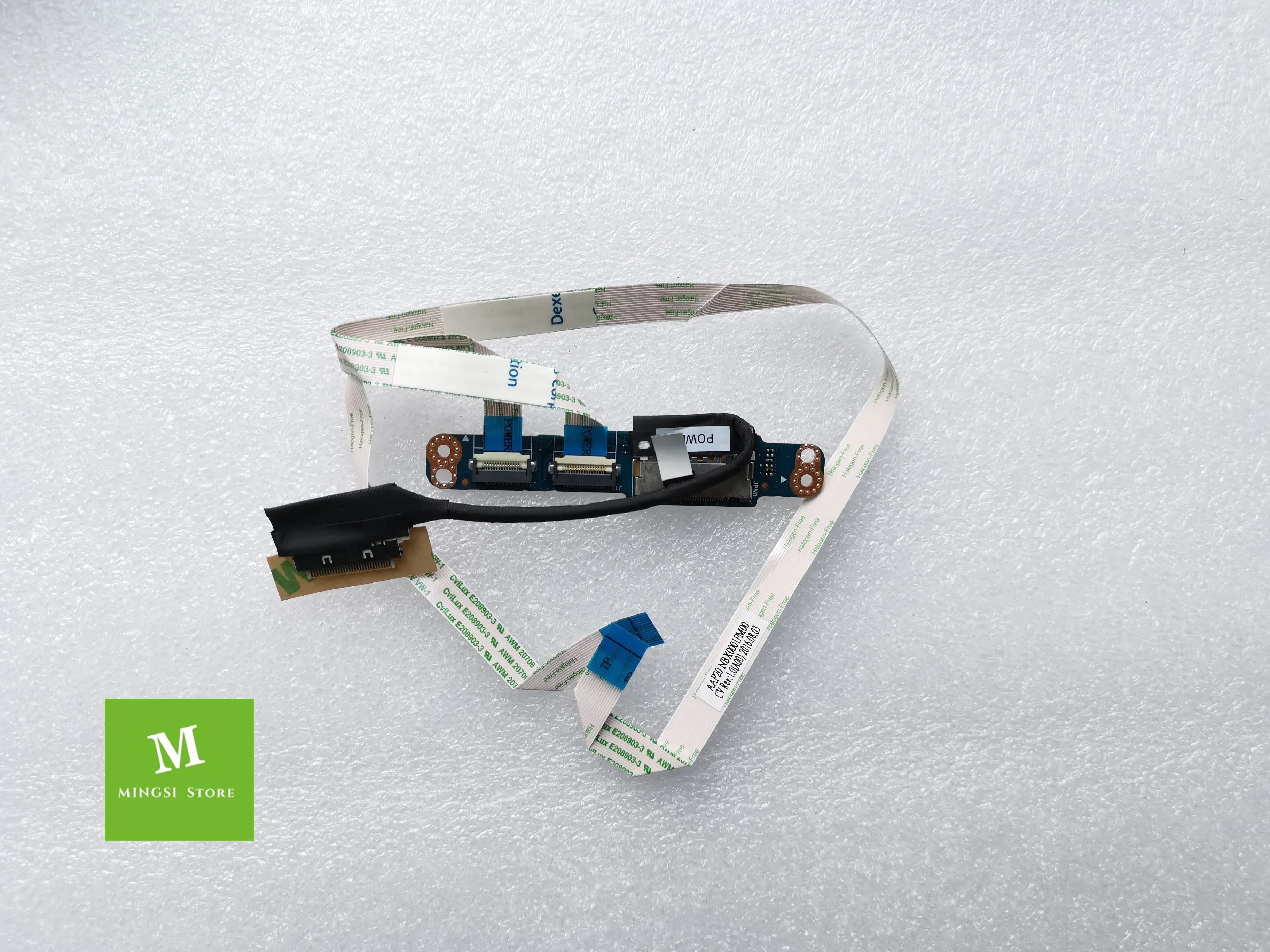 FOR DELL 15 17 R1 R2 R2 R3 POWER BUTTON BOARD W CABLE LS-B753P 025TY 0025TY