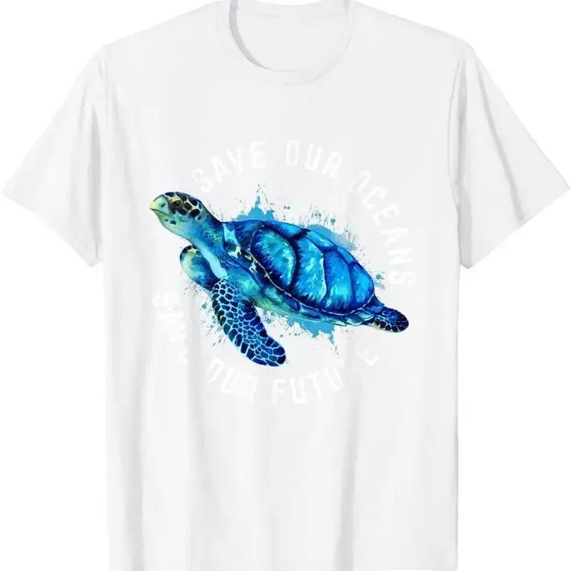 Save Our Oceans Turtle Earth Day Pro Environment Conservancy T Shirt