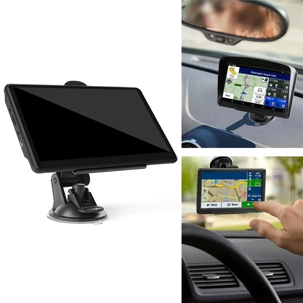 

7 Inch HD Touch Screen Car & Truck GPS Navigator Maps European Version Sirf-Atlas5 Chip Fast Accurate Pre-Installed Map