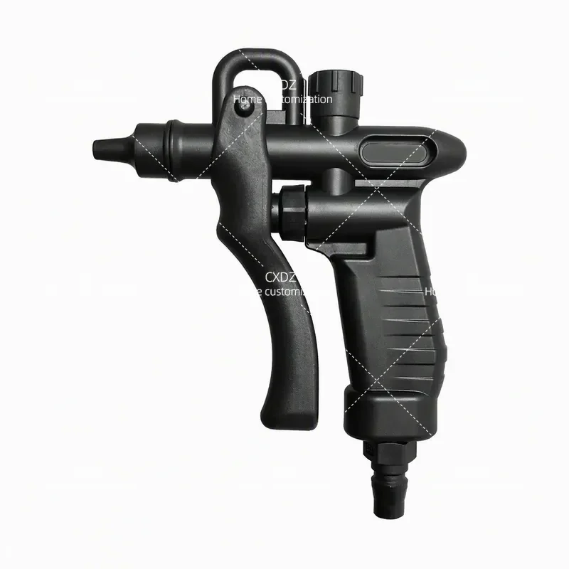 JHG-2 Nitrogen Blow Gun PP Plastic Dust Cleaning Gun Corrosion Resistant Compatible with TD-30H