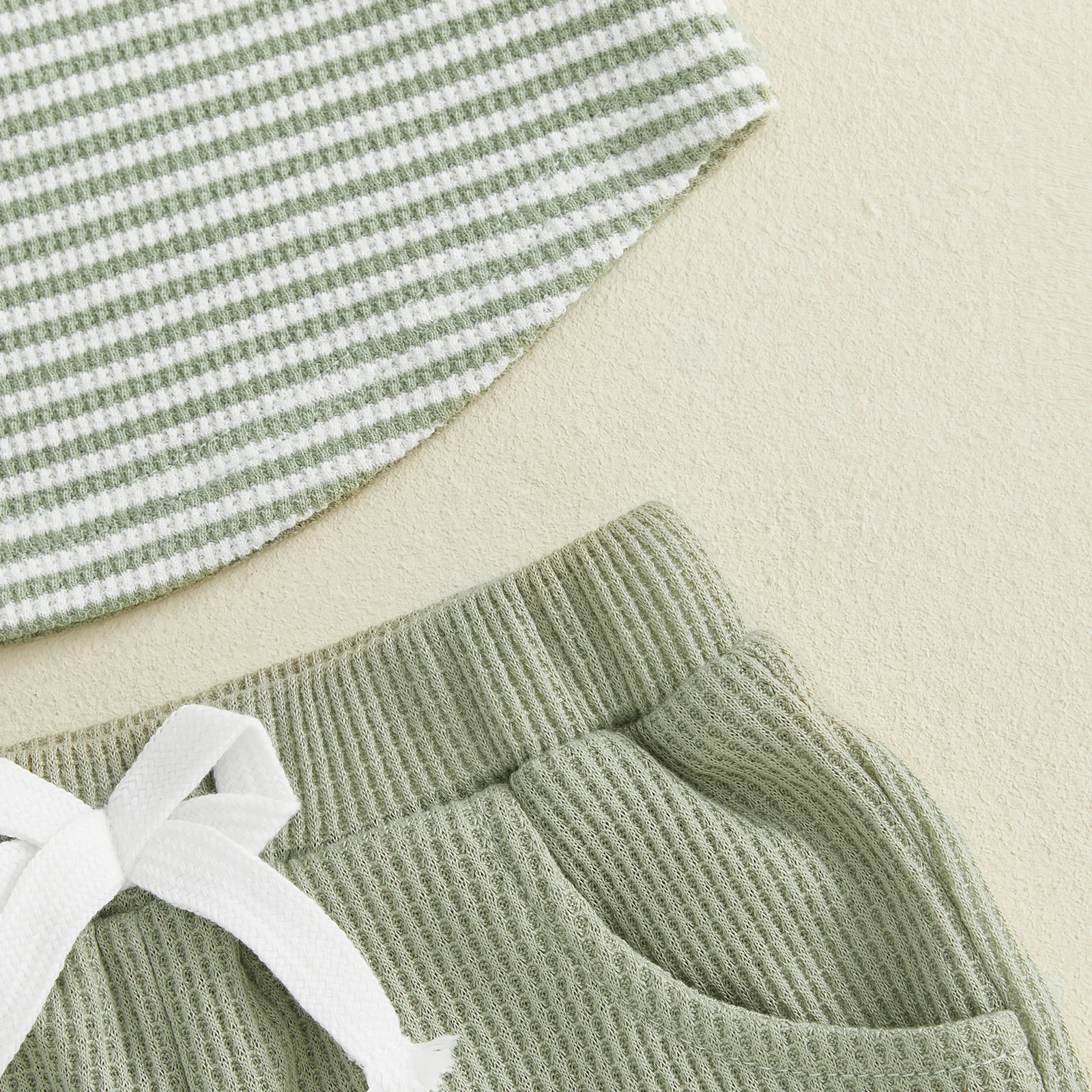 Toddler Boys Girls Summer Outfits Adorable Contrast Color Striped Sleeveless Round Neck Tops and Shorts Set