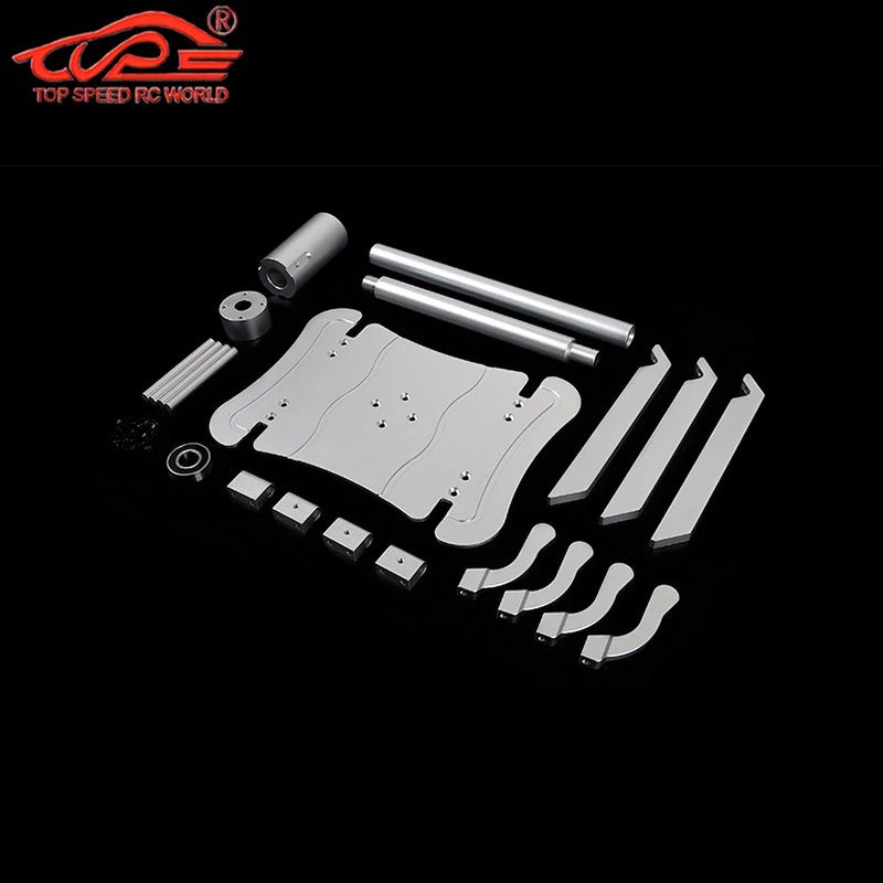 CNC Metal Professional Rc Car Stand Workstation for 1/5 HPI Baja 5B 2.0 5T 5SC Rovan KM LOSI for RC Racing Car Operation Table