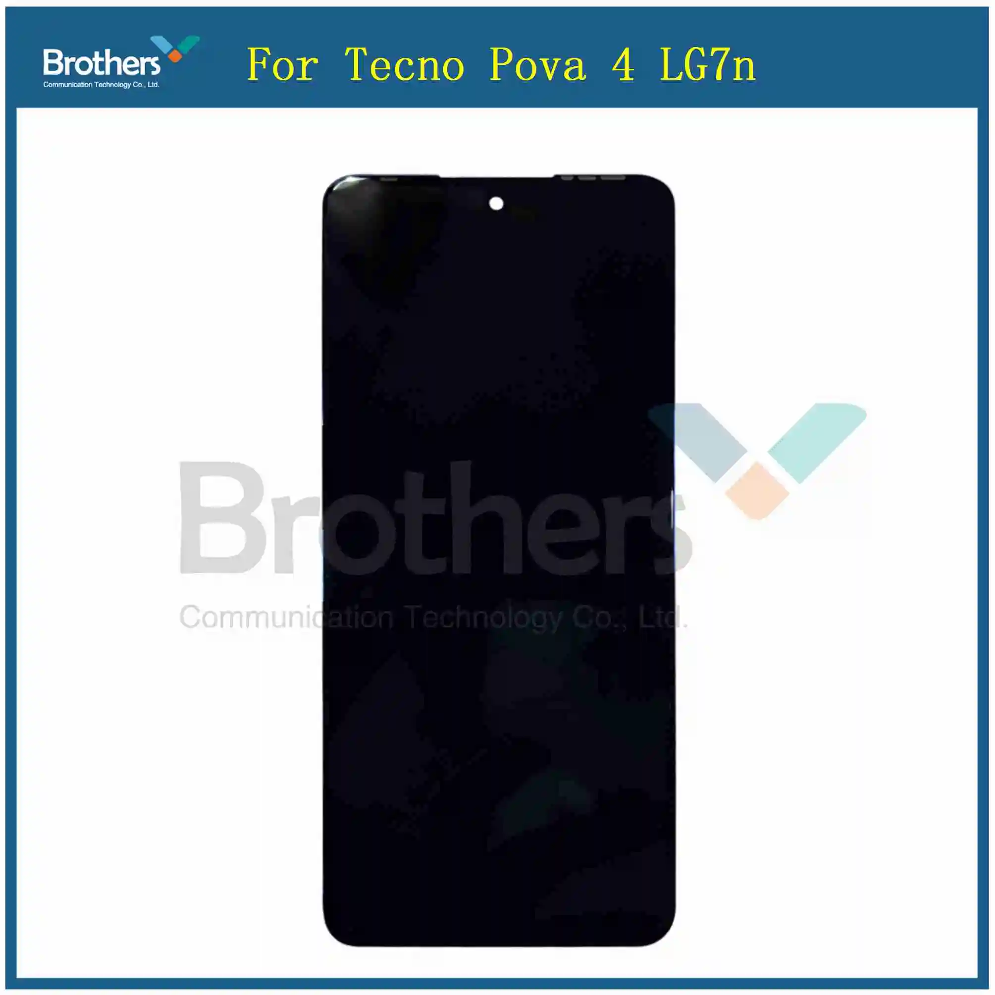 For Tecno Pova 4 LG7n LCD Touch Screen Digiziter Assembly For Tecno Pova4 LG7N Display