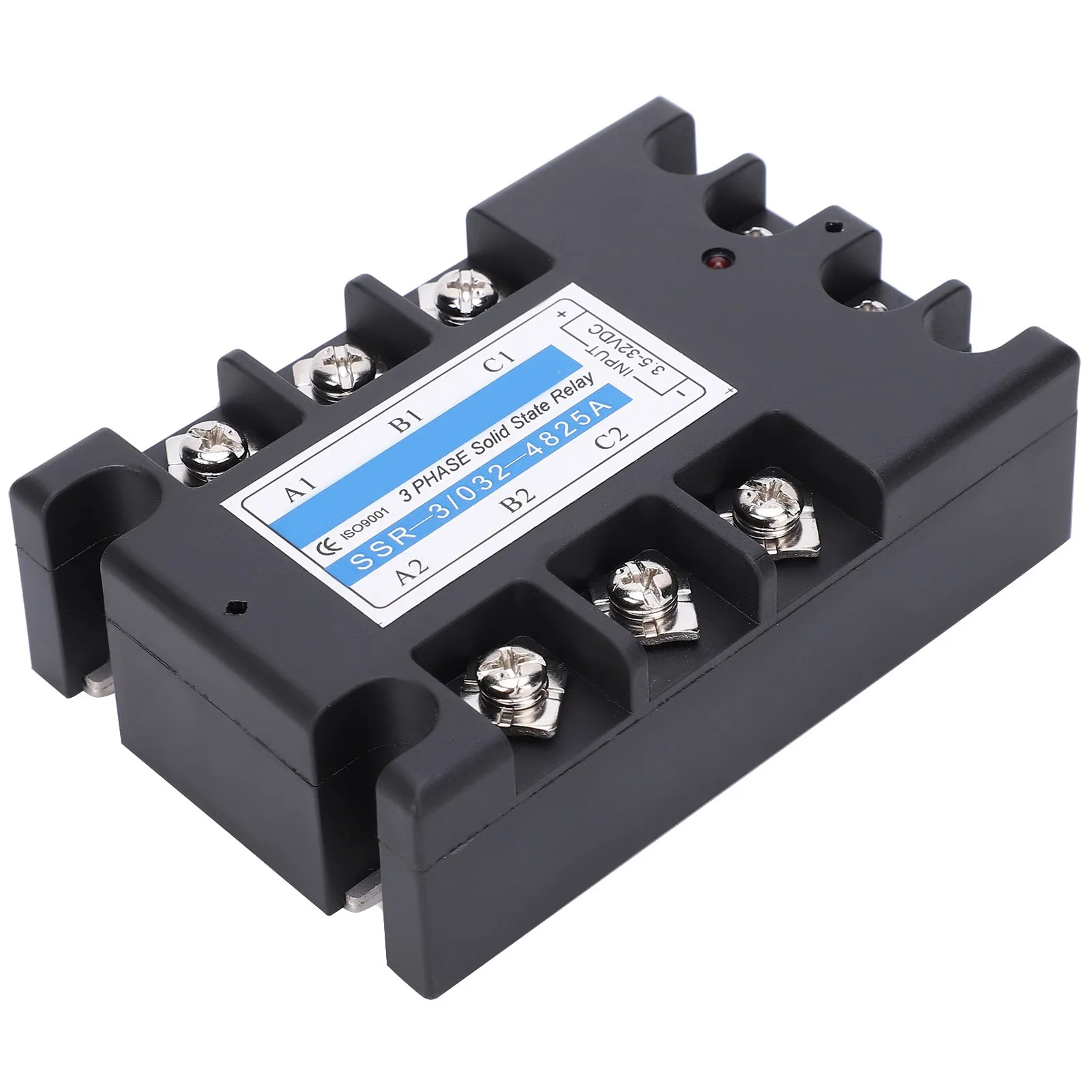 3 Phase SSR DC Control AC 480V 25A Solid State Relay Industrial Equipment SSR-3/032-4825A