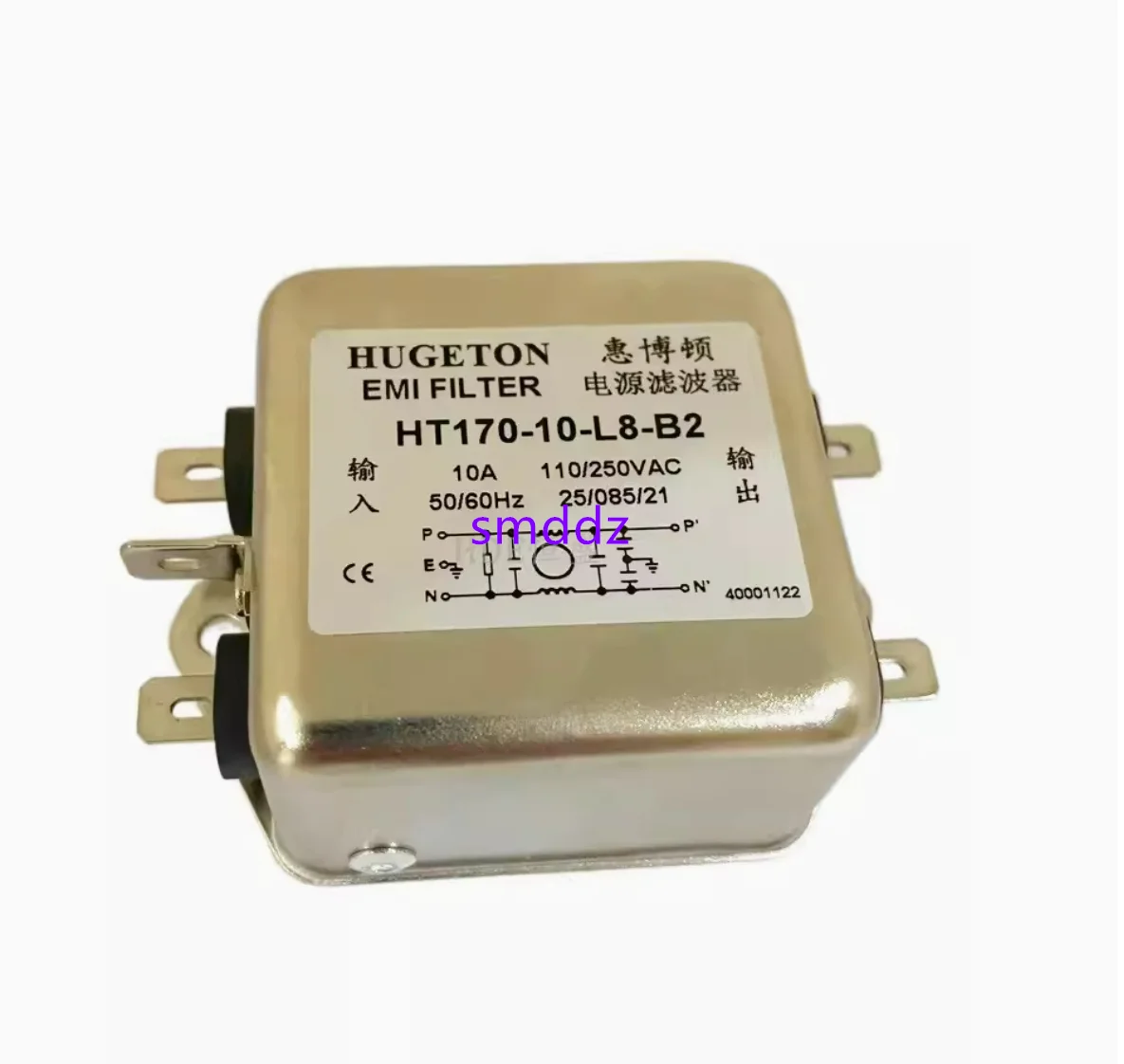 1pcs /  Power filter : HT170-10-L8-B2 10A /HT170-20-L8-B2 20A /HT170-10-L8-B3 10A / HT170-20-L8-B3 20A /HT170-30-M4-H2 30A