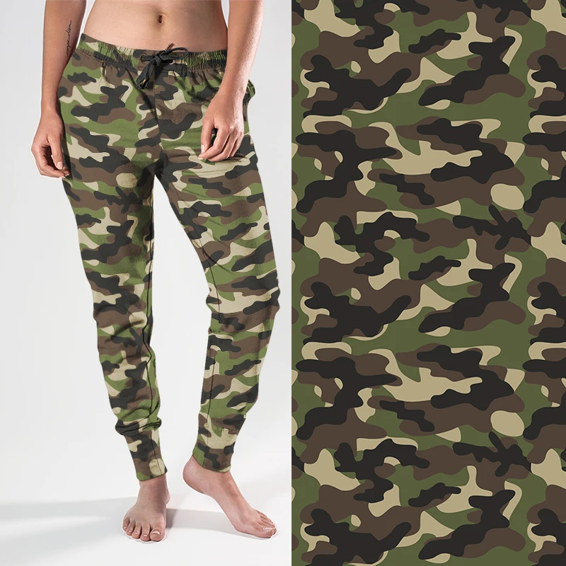 LETSFIND Women Jogger 3D Camouflage Print Have Pocket Harem Pants High Quaility Soft Comfortable Fitness Streetwear