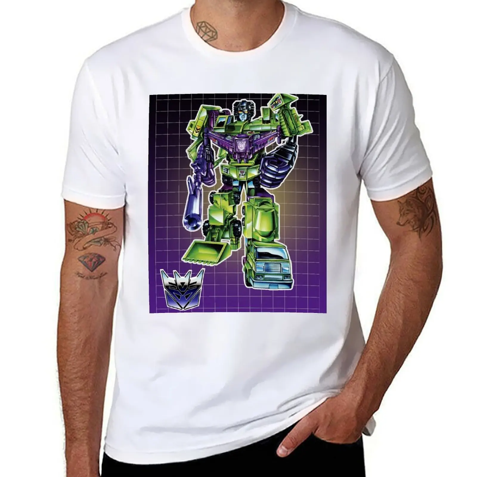 

DEVASTATOR G1 BOX ART T-Shirt t shirts for man graphic vintage man t shirt heavy cotton T-Shirt