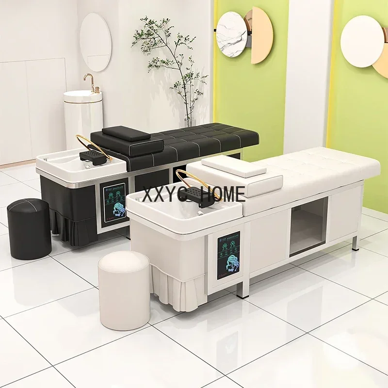 Shampoo Chair Hair Dedicated Beauty  Constant Temperature Water Circulation Stainless Steel Fumigation